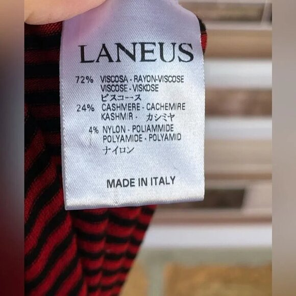 LANEUS viscose cashmere blend top XL - Picture 8 of 10